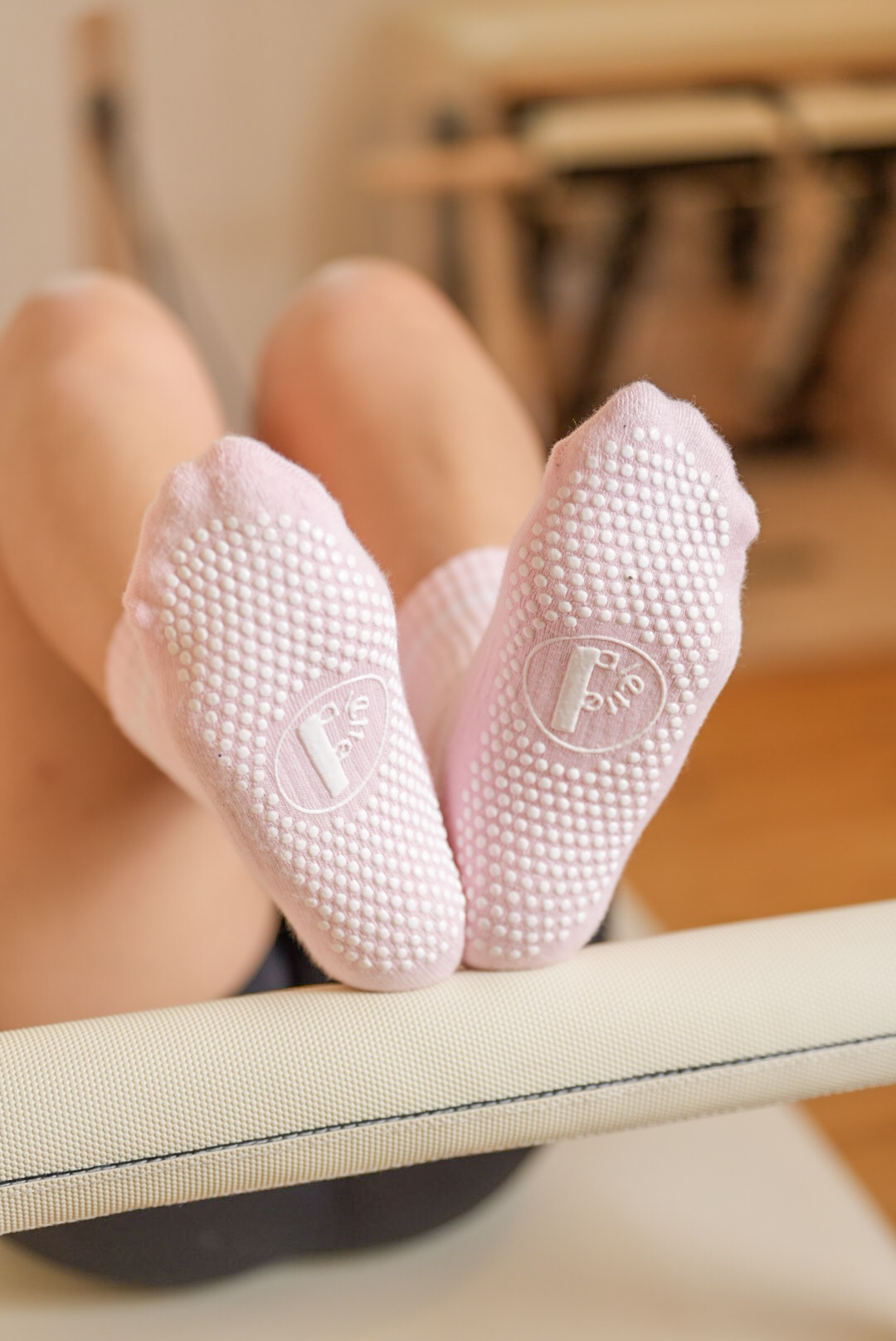 Non slip socks - Peony Pink